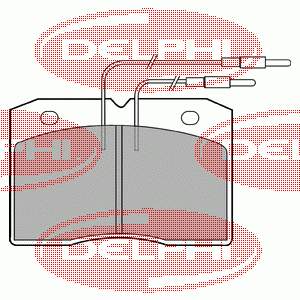 Купить LP501 Delphi Колодки тормозные