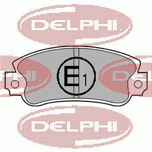 Тормозные колодки Delphi LP509