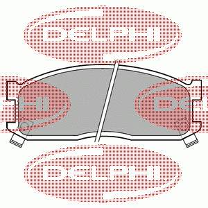 LP530 Delphi sapatas do freio dianteiras de disco