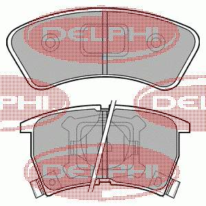 LP552 Delphi Колодки передние