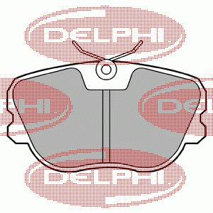 Купить LP575 Delphi Колодки тормозные