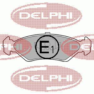 Колодки Delphi LP591 цена, от 16.27 USD