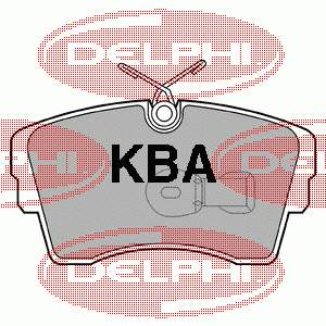 Передние тормозные колодки LP603 Delphi