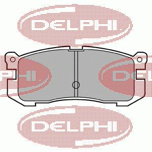 LP624 Delphi sapatas do freio traseiras de disco