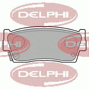 LP684 Delphi передние тормозные колодки