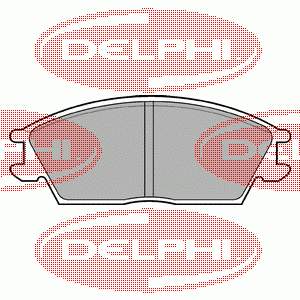 LP704 Delphi sapatas do freio dianteiras de disco