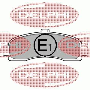 LP779 Delphi sapatas do freio dianteiras de disco