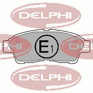 LP789 Delphi sapatas do freio dianteiras de disco