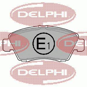 LP809 Delphi sapatas do freio dianteiras de disco