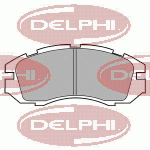 LP813 Delphi sapatas do freio dianteiras de disco