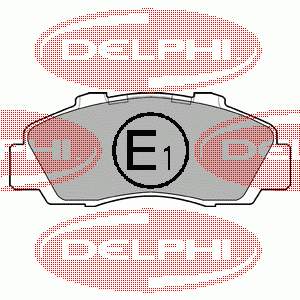 LP872 Delphi sapatas do freio dianteiras de disco