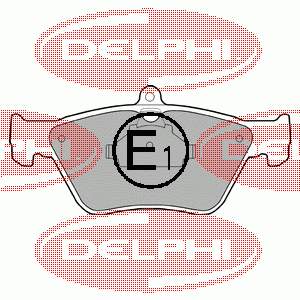 LP873 Delphi sapatas do freio dianteiras de disco
