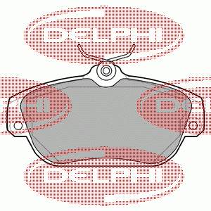 LP919 Delphi sapatas do freio dianteiras de disco