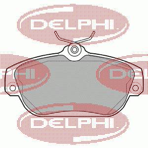 LP919 Delphi Колодки передние
