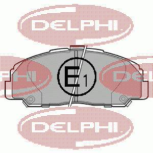 LP944 Delphi передние тормозные колодки