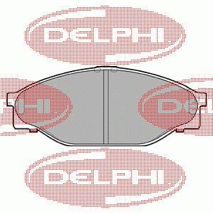 LP950 Delphi sapatas do freio dianteiras de disco