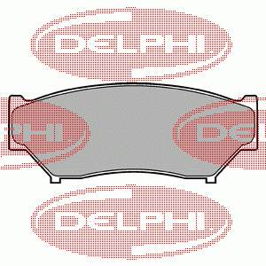 LP967 Delphi sapatas do freio dianteiras de disco