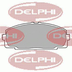 LP989 Delphi sapatas do freio dianteiras de disco