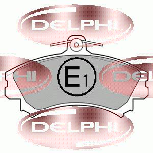 LP993 Delphi sapatas do freio dianteiras de disco