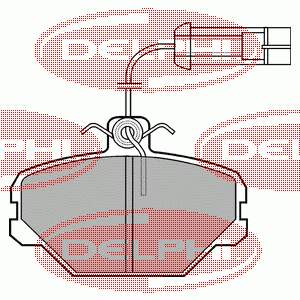 9939913 Fiat/Alfa/Lancia sapatas do freio dianteiras de disco