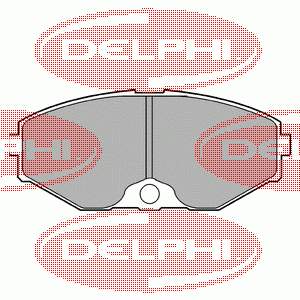 LP1058 Delphi sapatas do freio dianteiras de disco