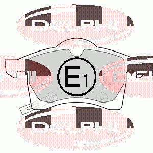 LP1309 Delphi sapatas do freio dianteiras de disco