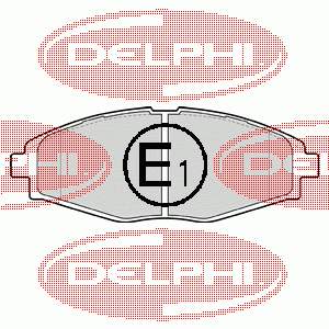 LP1390 Delphi sapatas do freio dianteiras de disco