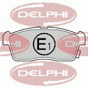 LP1442 Delphi sapatas do freio dianteiras de disco