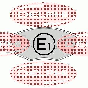Тормозные колодки Delphi LP1533