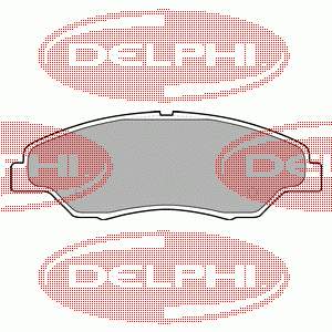 LP1634 Delphi колодки тормозные передние дисковые