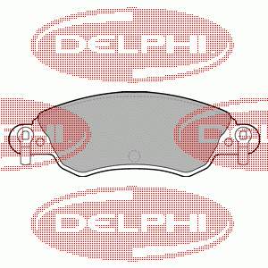 LP1656 Delphi sapatas do freio dianteiras de disco