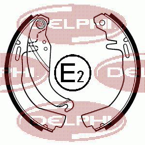 Тормоза рабочие задние ножные и тормозные барабаны Delphi LS1246 цена, от 19.80 USD
