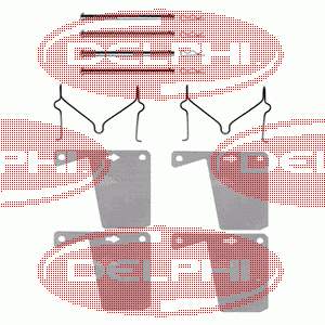 Комплект пружинок крепления дисковых колодок, передних TRW PFK17 цена, от 4.88 USD