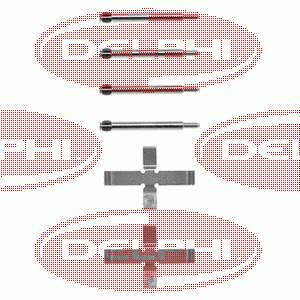 LX0039 Delphi kit de reparação das sapatas do freio