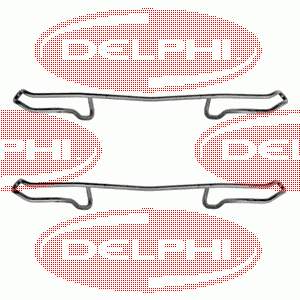 LX0108 Delphi пружинная защелка суппорта