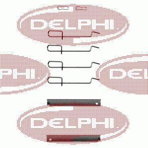 LX0113 Delphi kit de reparação das sapatas do freio