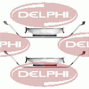 D42558A Autofren kit de molas de fixação de sapatas de disco dianteiras