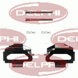 LX0150 Delphi kit de reparação das sapatas do freio