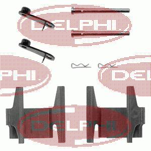 Kit de reparação das sapatas do freio para Peugeot 605 (6B)