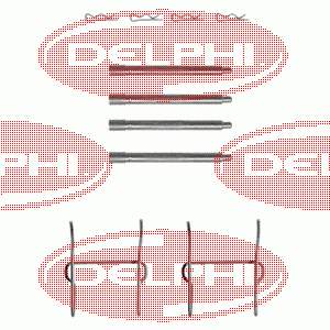 LX0154 Delphi kit de reparação dos freios traseiros