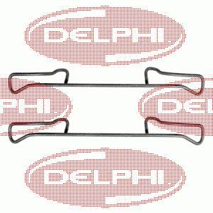 LX0155 Delphi ремкомплект тормозных колодок