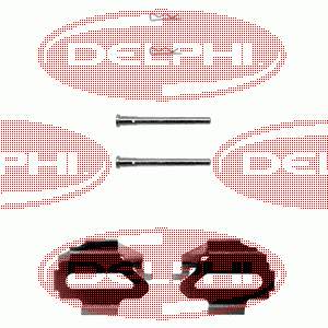 LX0162 Delphi kit de reparação dos freios traseiros