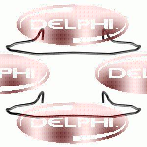 LX0210 Delphi fechadura de mola de suporte