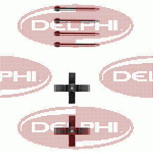 LX0263 Delphi kit de reparação das sapatas do freio