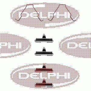 LX0267 Delphi kit de reparação das sapatas do freio