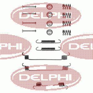 LY1061 Delphi kit de montagem das sapatas traseiras de tambor
