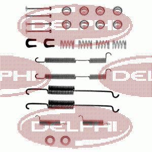 Kit de reparação das sapatas do freio para Hyundai H100 (P)