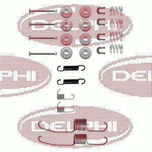 LY1106 Delphi kit de montagem das sapatas traseiras de tambor