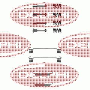 LY1125 Delphi kit de montagem das sapatas traseiras de tambor