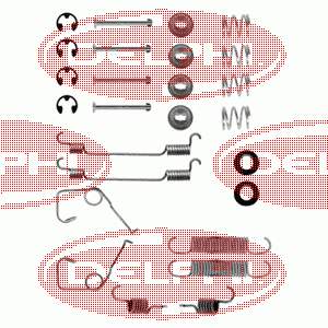 Kit de reparação das sapatas do freio para Ford Transit (E)